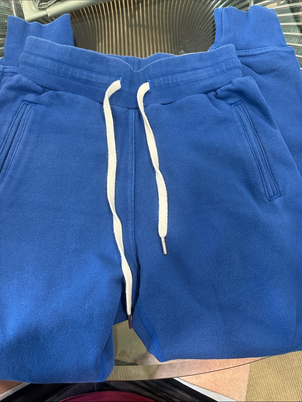 John Elliott Royal Blue Drawstring Sweatpants